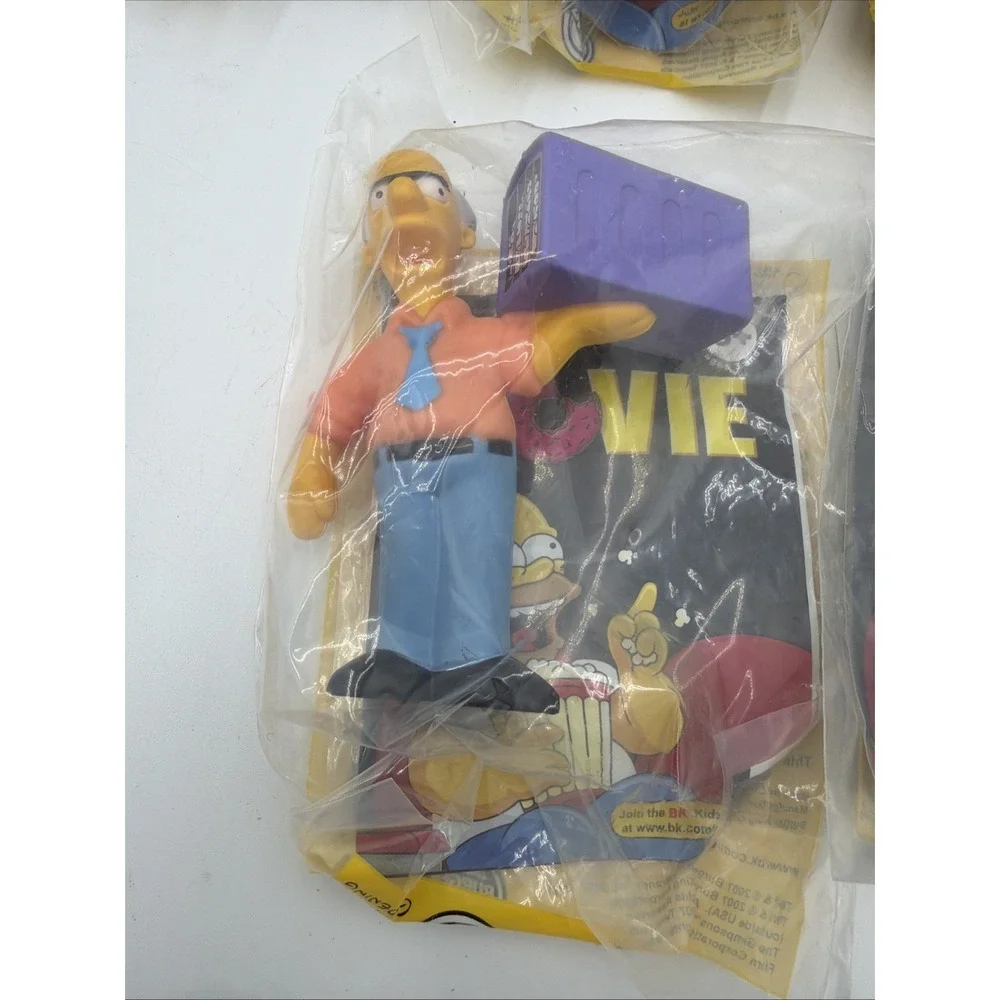 The Simpsons Movie Figures Burger‎ King Kids Meal 2007 Lot 12 All Different NEW